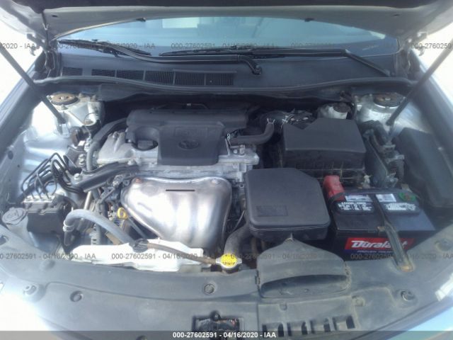 4T1BF1FK9CU089596 - 2012 TOYOTA CAMRY SE/LE/XLE 银色 照片 10