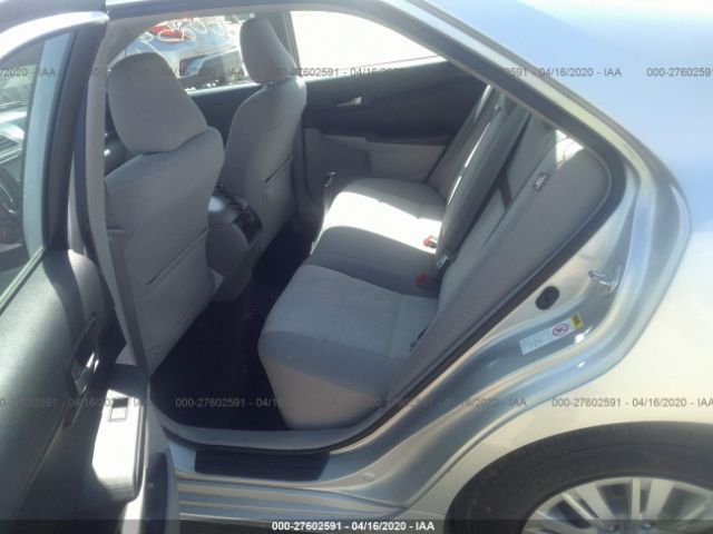 4T1BF1FK9CU089596 - 2012 TOYOTA CAMRY SE/LE/XLE 银色 照片 8