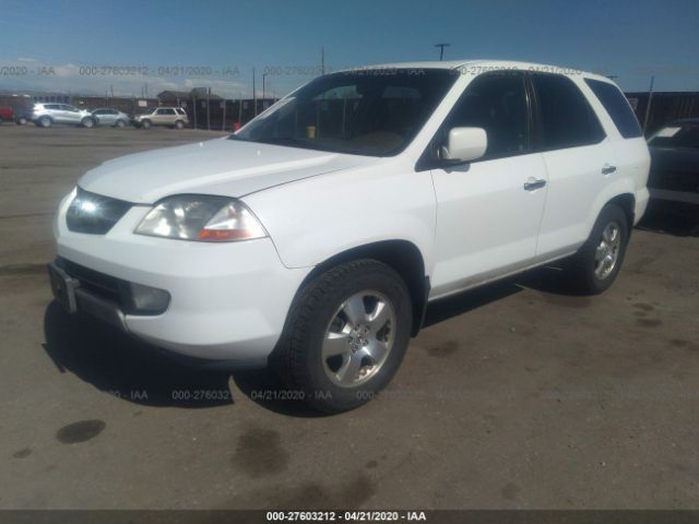 2HNYD18223H528006 - 2003 ACURA MDX  White photo 2