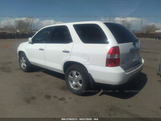 2HNYD18223H528006 - 2003 ACURA MDX  White photo 3