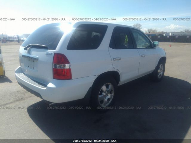 2HNYD18223H528006 - 2003 ACURA MDX  White photo 4