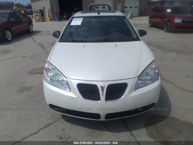 1G2ZG57N584160420 - 2008 PONTIAC G6 SE White photo 6