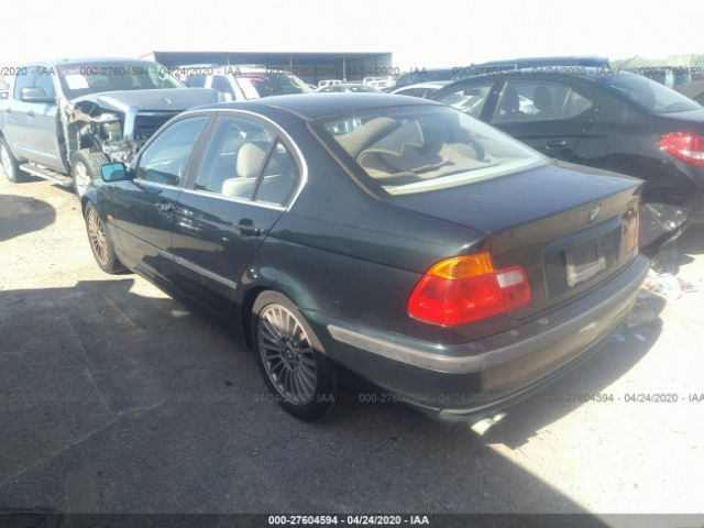 WBAAV53491FJ70743 - 2001 BMW 330 I Green photo 3