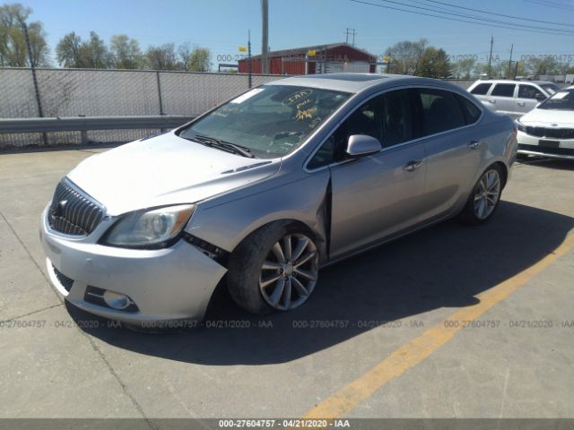 1G4PS5SK4D4235483 - 2013 BUICK VERANO  Silver photo 2