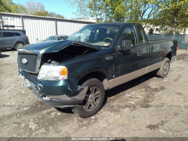 1FTRF12W17NA47905 - 2007 FORD F150  Green photo 2