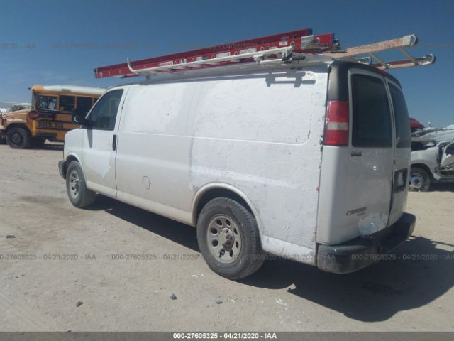 1GCSGAFX6D1176937 - 2013 CHEVROLET EXPRESS G1500  White photo 3