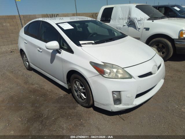 JTDKN3DU9A0111639 - 2010 TOYOTA PRIUS  White photo 1