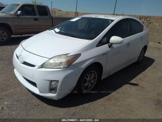 JTDKN3DU9A0111639 - 2010 TOYOTA PRIUS  White photo 2