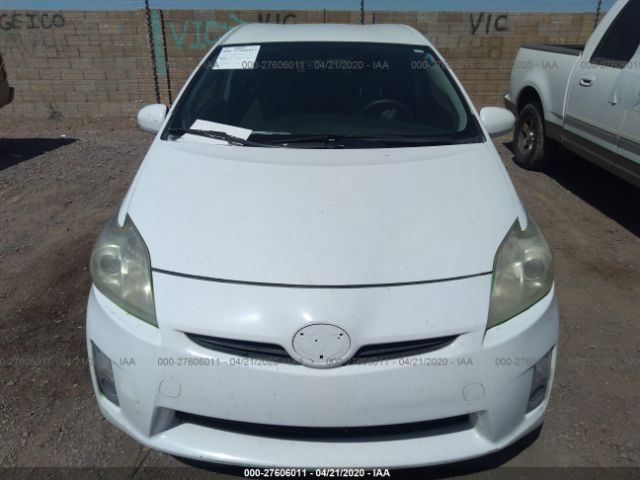 JTDKN3DU9A0111639 - 2010 TOYOTA PRIUS  White photo 6