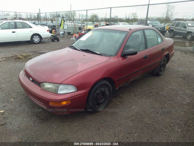 1Y1SK5362RZ063587 - 1994 GEO PRIZM LSI Burgundy photo 2