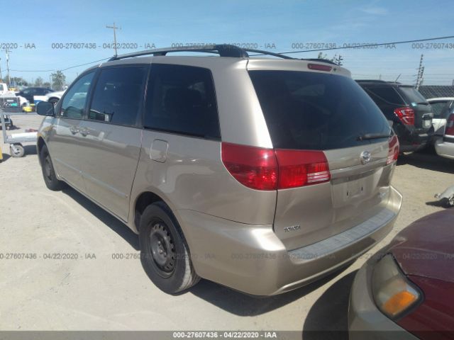 5TDZA23C04S153681 - 2004 TOYOTA SIENNA CE/LE Champagne photo 3