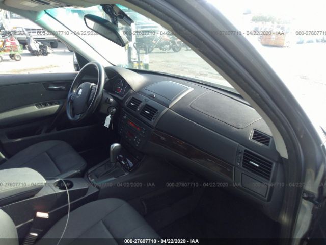 WBXPC93418WJ24279 - 2008 BMW X3 3.0SI Gray photo 5