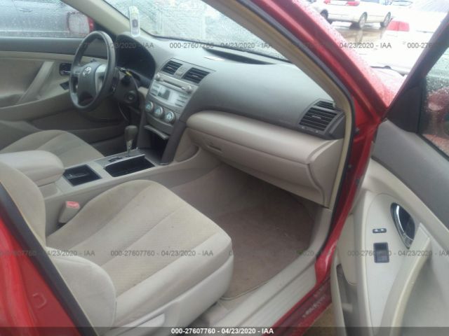 4T1BE46K57U153174 - 2007 TOYOTA CAMRY CE/LE/XLE/SE Red photo 5