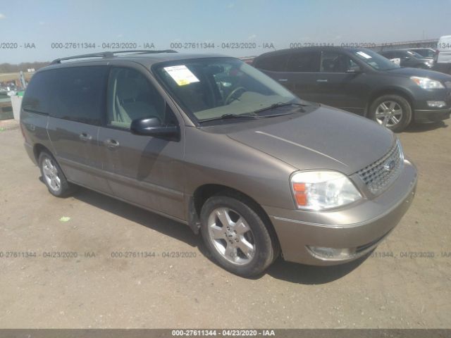 2FMZA52206BA38394 - 2006 FORD FREESTAR SEL Gold photo 1