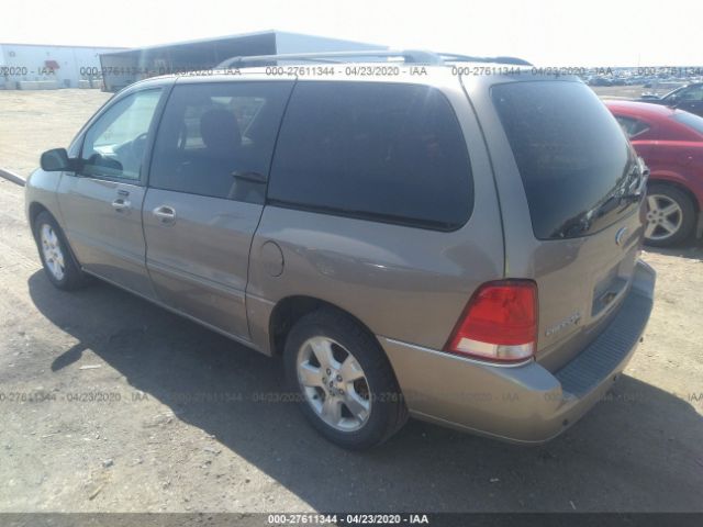 2FMZA52206BA38394 - 2006 FORD FREESTAR SEL Gold photo 3