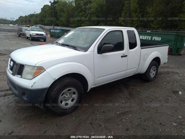 1N6BD06T57C412127 - 2007 NISSAN FRONTIER KING CAB XE White photo 2