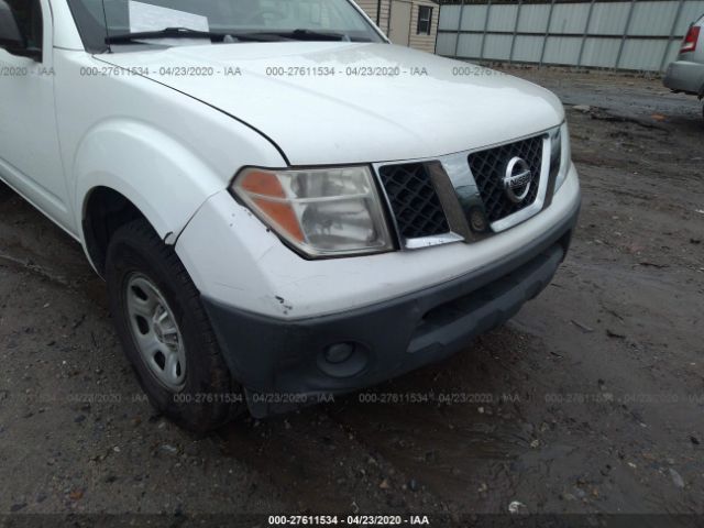 1N6BD06T57C412127 - 2007 NISSAN FRONTIER KING CAB XE White photo 6
