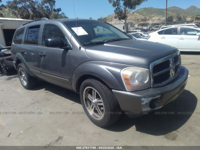 1D4HB58N65F547534 - 2005 DODGE DURANGO LIMITED Gray photo 1