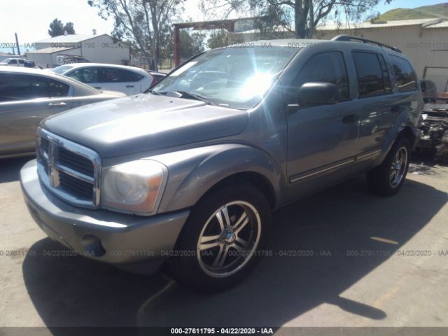 1D4HB58N65F547534 - 2005 DODGE DURANGO LIMITED Gray photo 2