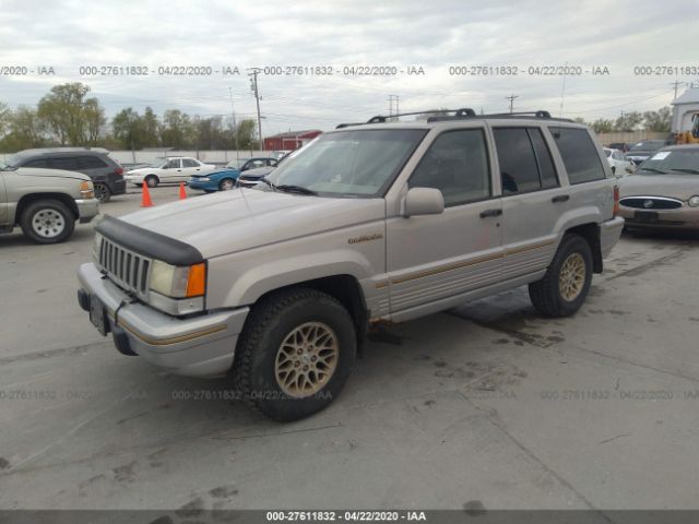 1J4GZ78S9SC674937 - 1995 JEEP GRAND CHEROKEE LIMITED/ORVIS Silver photo 2