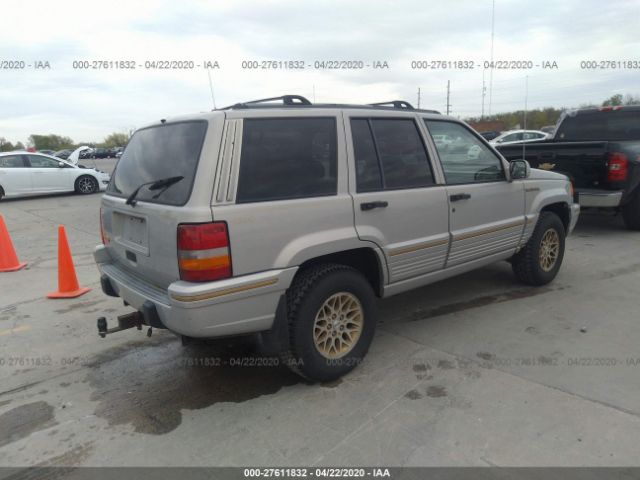 1J4GZ78S9SC674937 - 1995 JEEP GRAND CHEROKEE LIMITED/ORVIS Silver photo 4