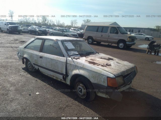 1MEBP519XFW652448 - 1985 MERCURY LYNX L White photo 1