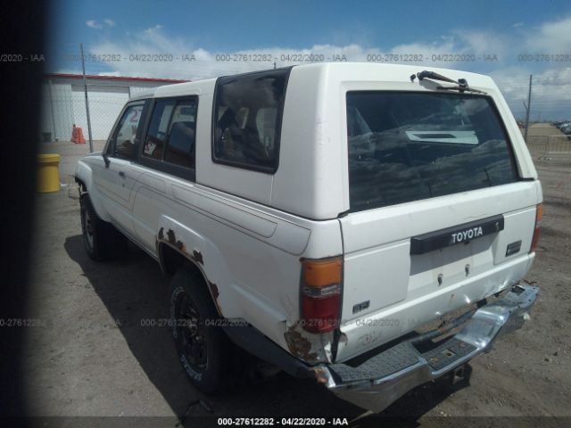 JT4RN62D4G0044105 - 1986 TOYOTA 4RUNNER RN60 White photo 3