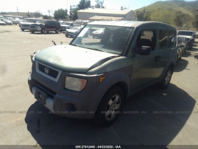 5J6YH285X3L052787 - 2003 HONDA ELEMENT EX Gray photo 2