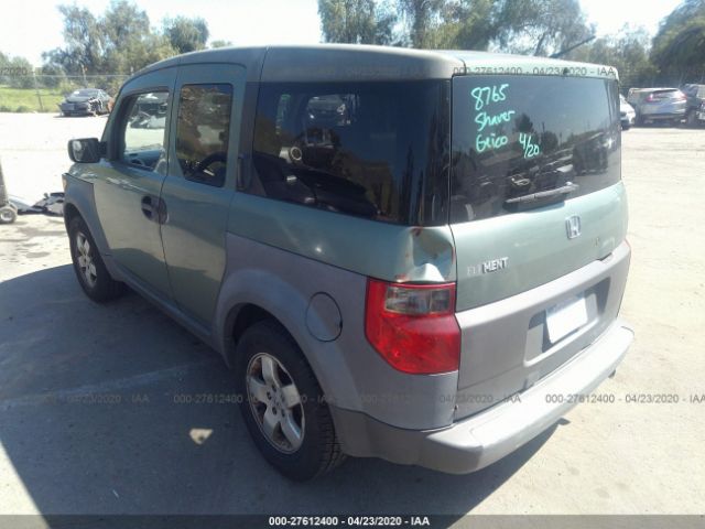 5J6YH285X3L052787 - 2003 HONDA ELEMENT EX Gray photo 3