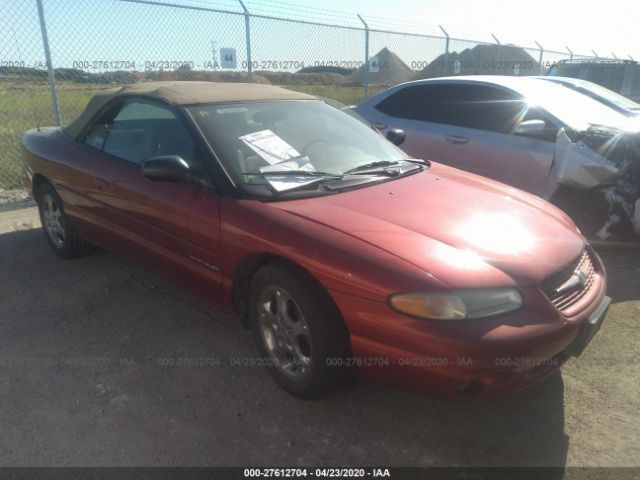 3C3EL55H7XT504734 - 1999 CHRYSLER SEBRING JXI Red photo 1