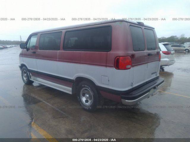 2B4HB25Z6VK565968 - 1997 DODGE RAM WAGON B2500 Red photo 3