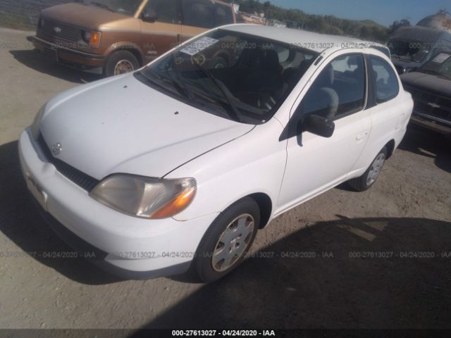 JTDAT1235Y5014824 - 2000 TOYOTA ECHO  White photo 2