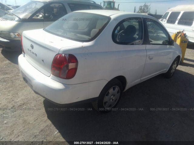 JTDAT1235Y5014824 - 2000 TOYOTA ECHO  White photo 4