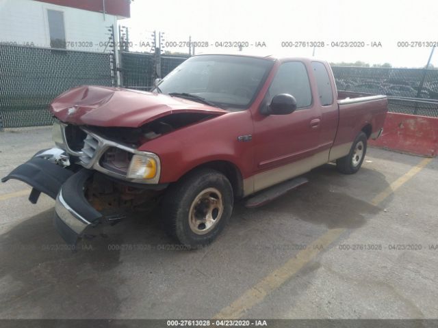 1FTZX1728XNA94240 - 1999 FORD F150  Red photo 2