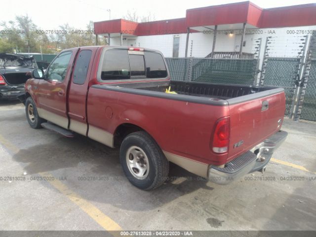 1FTZX1728XNA94240 - 1999 FORD F150  Red photo 3