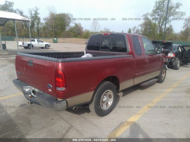 1FTZX1728XNA94240 - 1999 FORD F150  Red photo 4