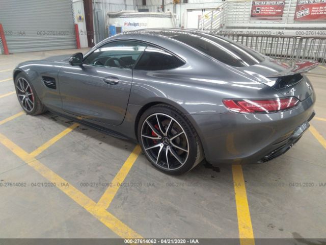 WDDYJAJA3GA000730 - 2016 MERCEDES-BENZ AMG GT S Gray photo 3