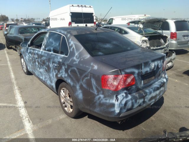 3VWEG71K07M138829 - 2007 VOLKSWAGEN JETTA WOLFSBURG Gray photo 3