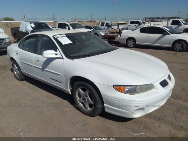 1G2WK52J41F234555 - 2001 PONTIAC GRAND PRIX SE White photo 1