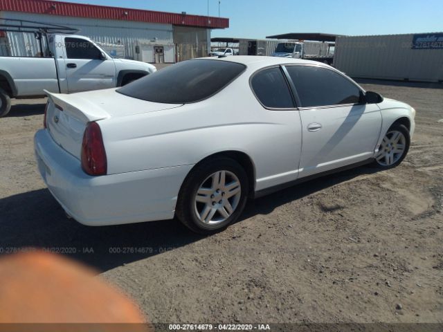 2G1WK151569322524 - 2006 CHEVROLET MONTE CARLO LT White photo 4