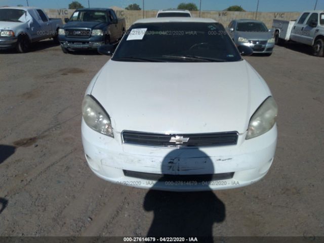 2G1WK151569322524 - 2006 CHEVROLET MONTE CARLO LT White photo 6