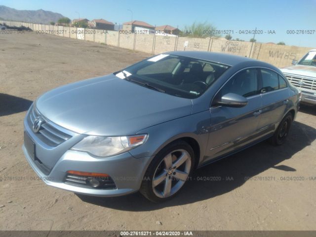 WVWHN7AN5CE509273 - 2012 VOLKSWAGEN CC LUXURY Light Blue photo 2