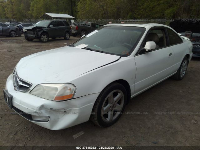 19UYA42661A032568 - 2001 ACURA 3.2CL TYPE-S White photo 2