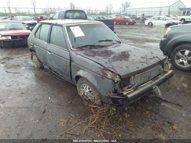 1B3BL28B6BD208818 - 1981 DODGE OMNI  Gray photo 1