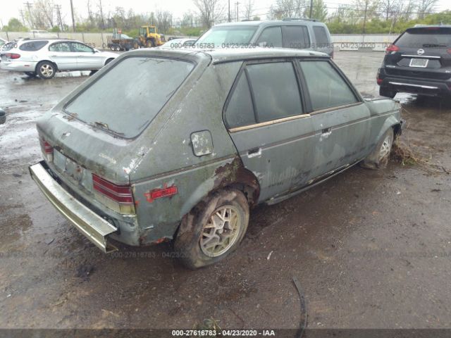 1B3BL28B6BD208818 - 1981 DODGE OMNI  Gray photo 4