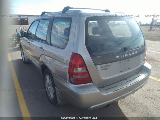 JF1SG69605H711162 - 2005 SUBARU FORESTER 2.5XT Silver photo 3