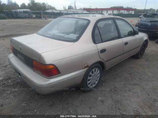 JT2AE09B1S0080947 - 1995 TOYOTA COROLLA LE/DX Gold photo 4