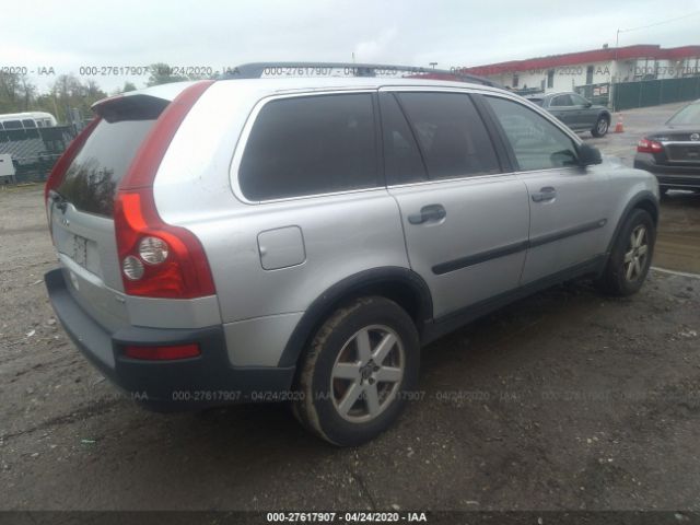 YV1CZ592151151199 - 2005 VOLVO XC90  Silver photo 4