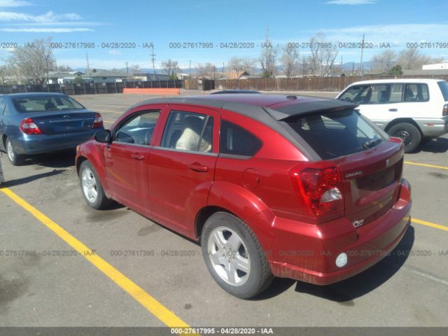 1B3HB48A19D198452 - 2009 DODGE CALIBER SXT Red photo 3