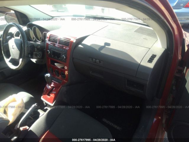 1B3HB48A19D198452 - 2009 DODGE CALIBER SXT Red photo 5